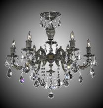 American Brass & Crystal FM9743-A-01G - Six Light Flush Mount